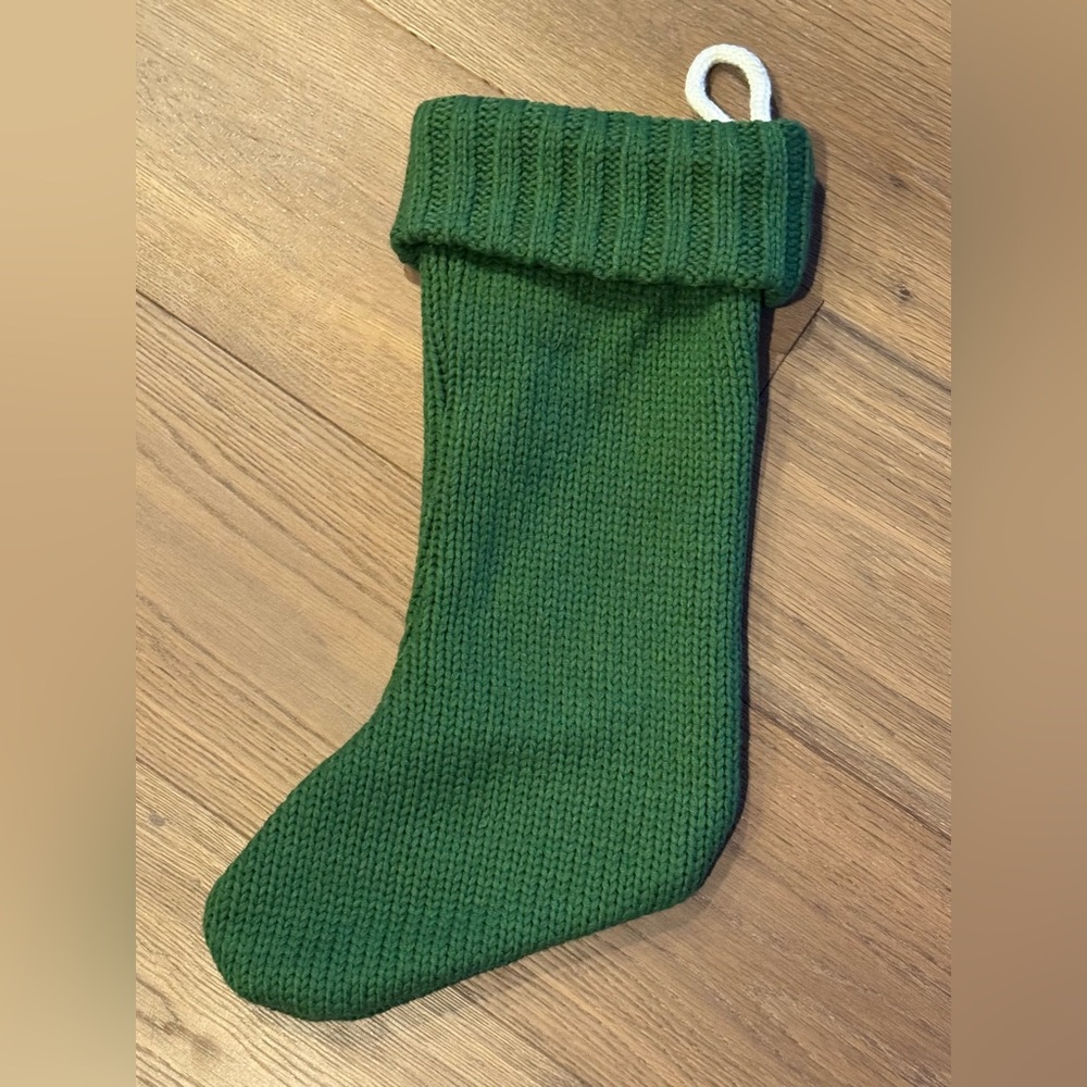 Wondershop “H” Full Size Green Stocking - Picture 2 of 2